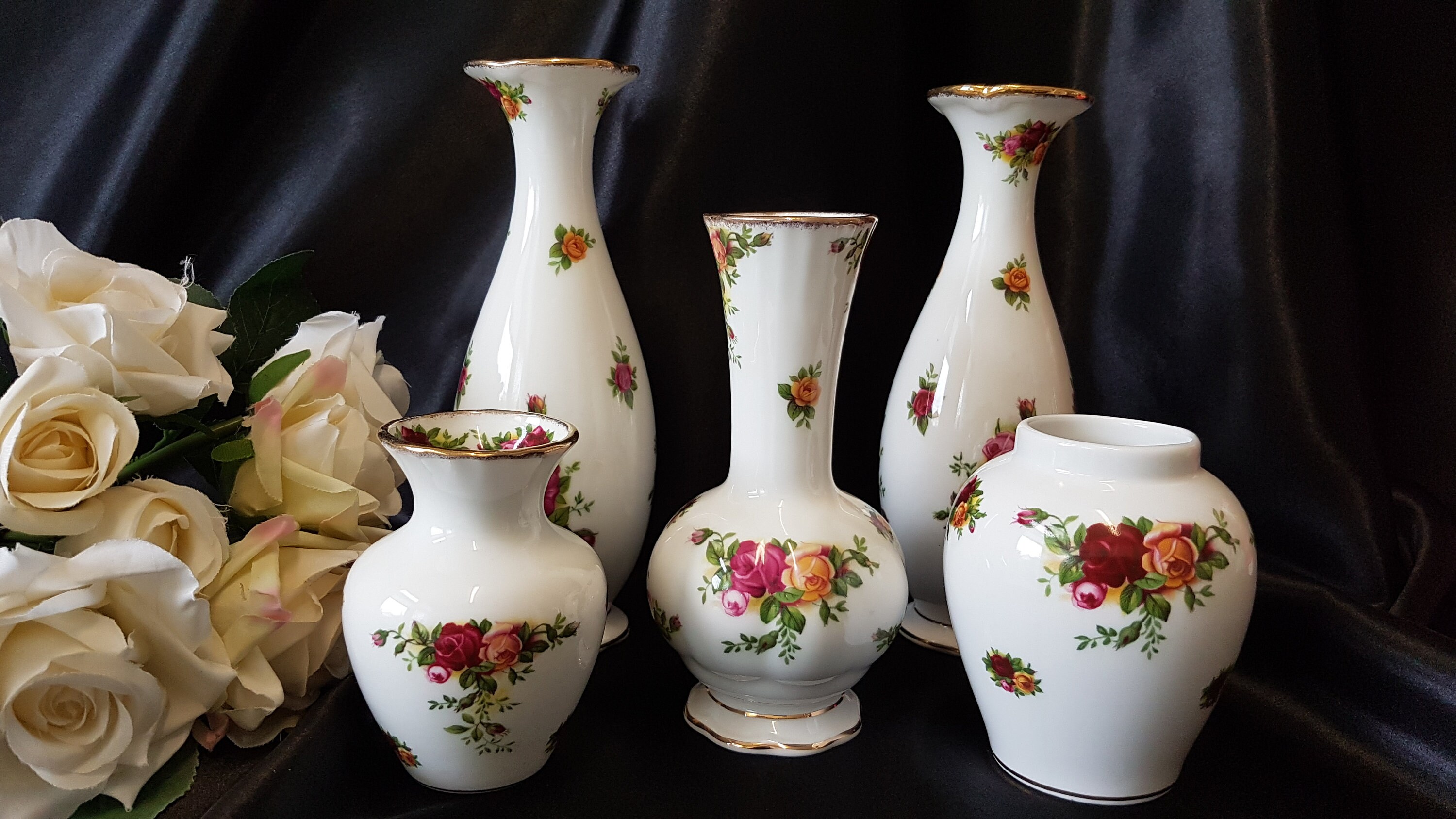 Royal Albert Bone China Old Country Roses Ornamental Etsy