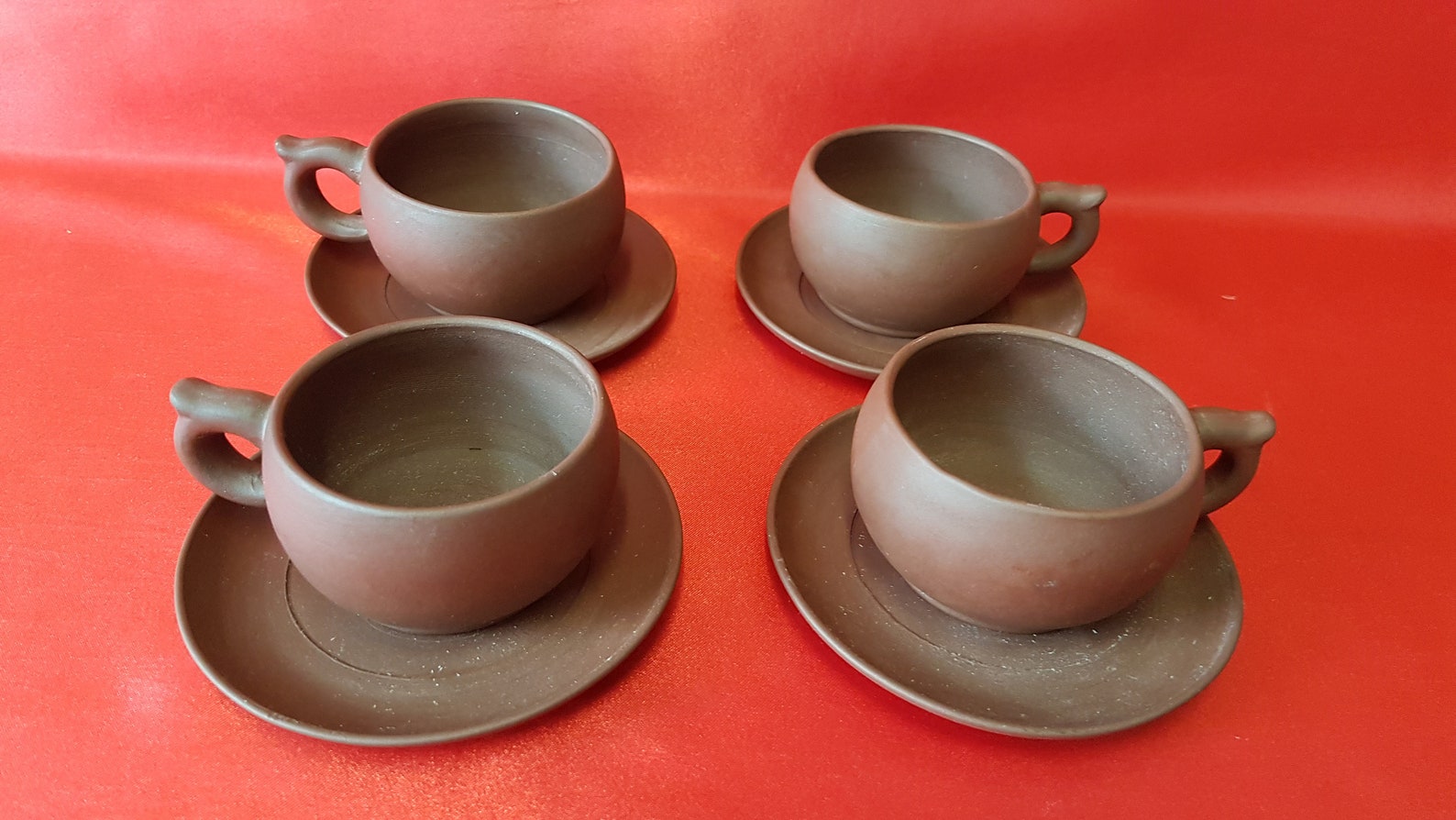 Yixing Zisha purple Sand Tea Set. Teapot Teacups and Etsy UK