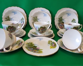 Royal Vale Selection.  Pattern 7382.  Bone China Tableware.  Ridgway Potteries, Stoke-on-Trent, Staffordshire, England.