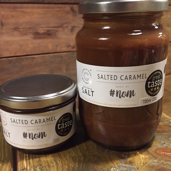 3 Star Great Taste Award Winning Droitwich Salted Caramel -  200ml