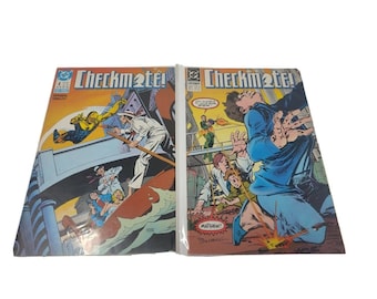 DC Comics Checkmate Comic Lot Issues 4 And 27 July 1988 and May 1990 Vintage