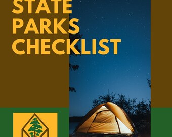 Arkansas State Parks Checklist with Map and Great Details. Great Bucket List to checkoff your Outdoor Adventures, Arkansas the Natural State