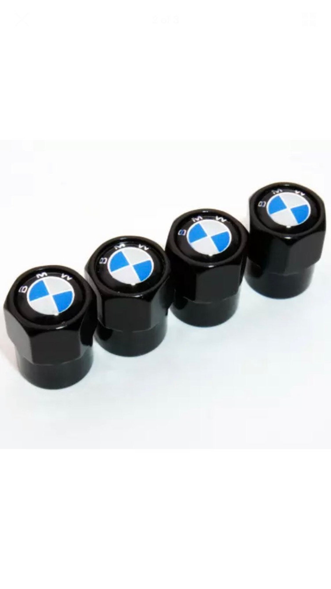 4 x Black Metal Tyre Valve Dust Caps fits BMW Etsy