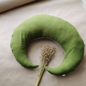Baby Nursing Pillow from natural Linen, baby support pillow