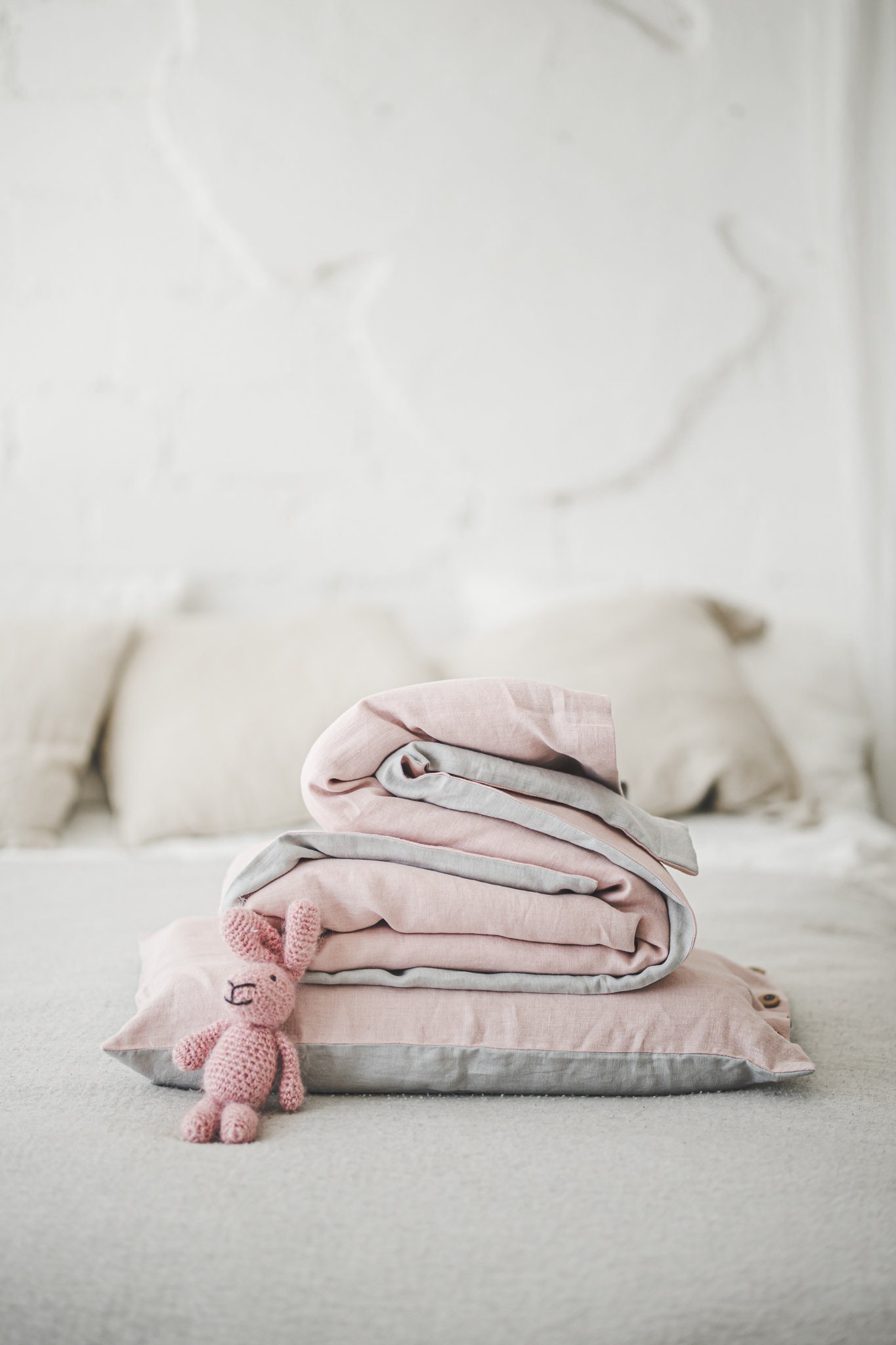 Organic Linen Nursery Duvet Cover Sustainable Bedding for Etsy