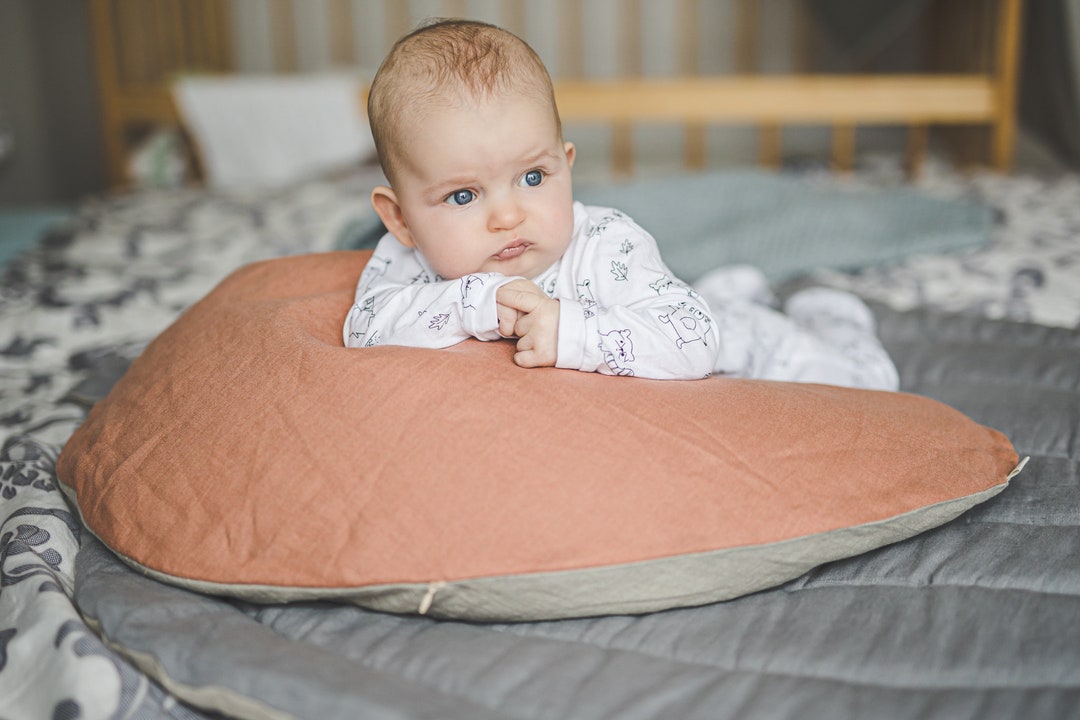 Organic Nursing Pillow Buckwheat Husk Breastfeeding Pillow Etsy