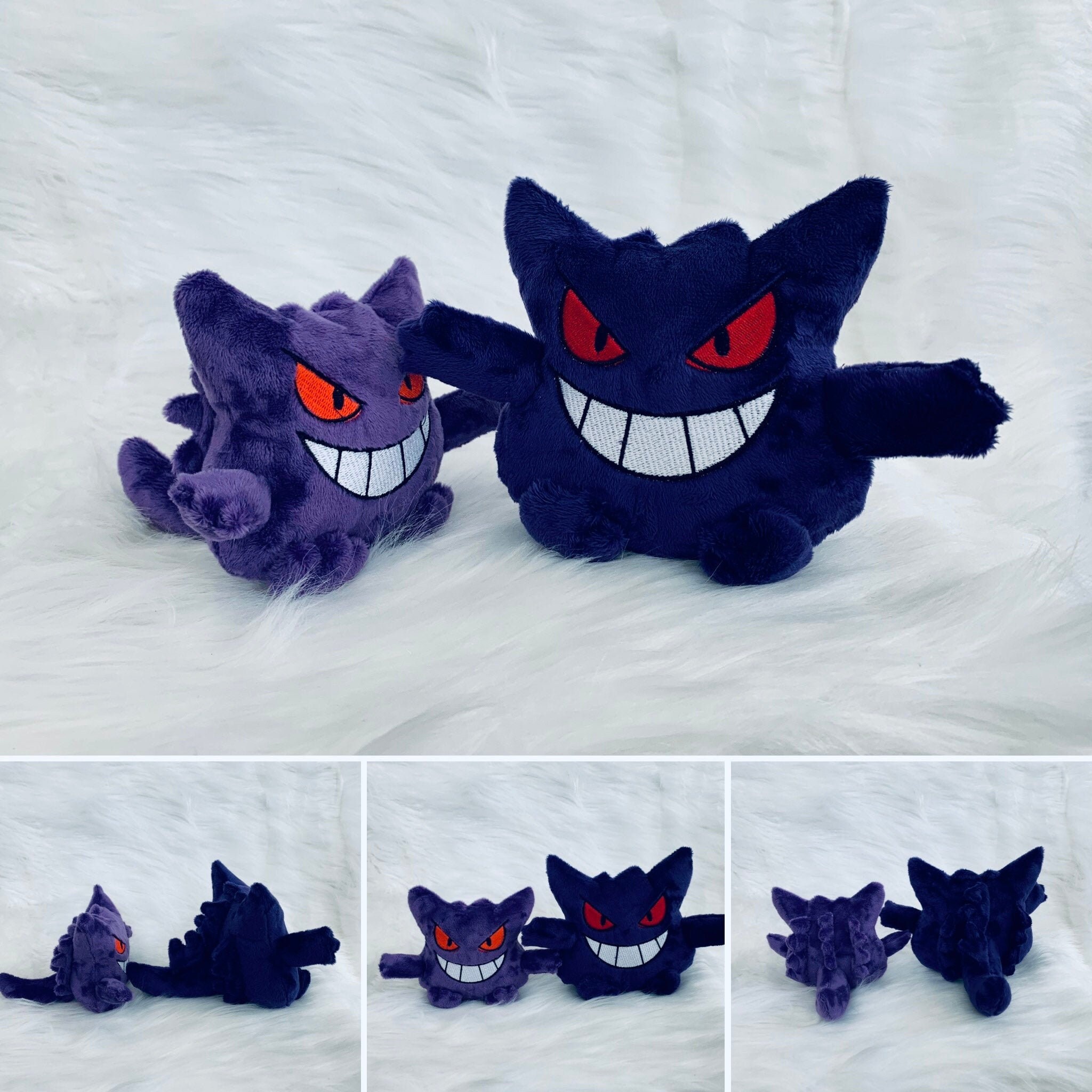 Intimidating GENGAR Plushie Pokémon inspired Plush Shiny | Etsy