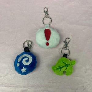 Animal Friends Plush Keychain Charms