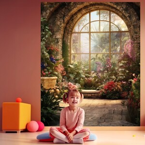 2,4 x 3 m, carta da parati fiaba, sfondo Studio 8 x 10, principessa, carta da parati, sfondo da favola, 2,4 x 3 m, murale, poster per bambini, foresta magica
