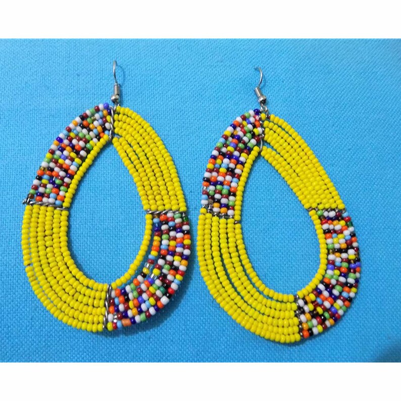 HUGE SALE Beaded African Earrings Women Earrings Africa Etsy