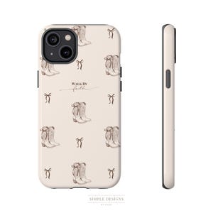 Capa de celular com temática western, Capa de celular cristã, Caminhe pela fé imagem 6