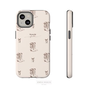 Capa de celular com temática western, Capa de celular cristã, Caminhe pela fé imagem 7