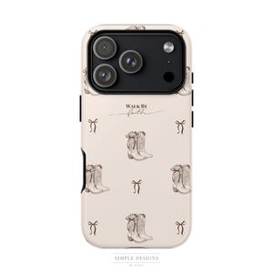 Western Phone Case, Christian Phone Case, Walk by faith