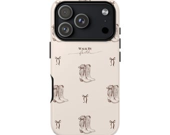 Western Phone Case, Christian Phone Case, Walk by faith