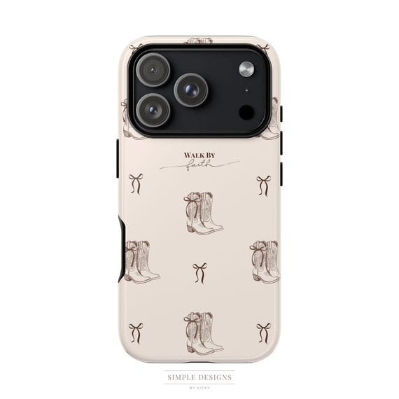 Western Phone Case, Christian Phone Case, Walk by faith