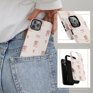 Christian Phone Case, Walk By Faith Western Boots Phone Case, Cute Cowgirl Aesthetic, Christian Inspirational Phone Cover image 4