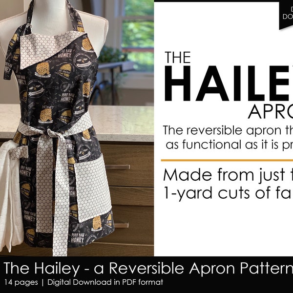 The Hailey Reversible Apron Pattern