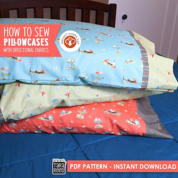 Pillowcase Pattern Etsy
