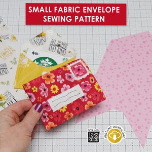 Fabric Envelope Sewing Pattern with SVG Cut File (Instant Download PDF)