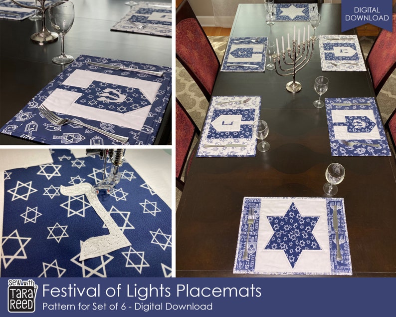 Festival of Lights Placemat Sew Pattern by Tara Reed image 5