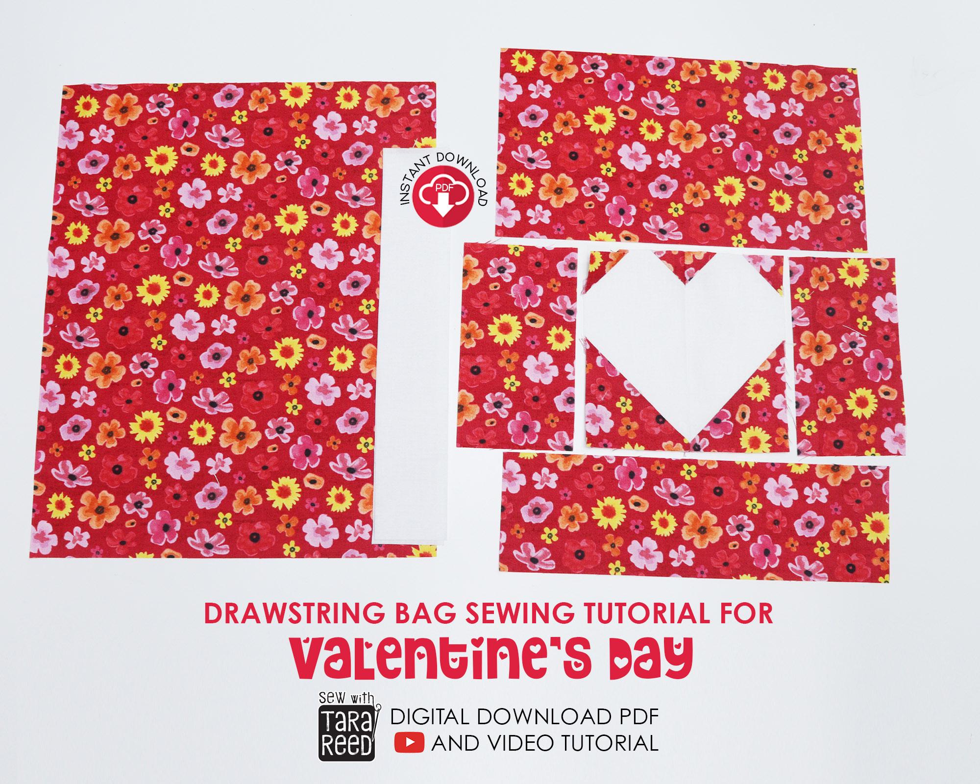 Drawstring Bag Sewing Pattern (PDF Digital Download) - Etsy