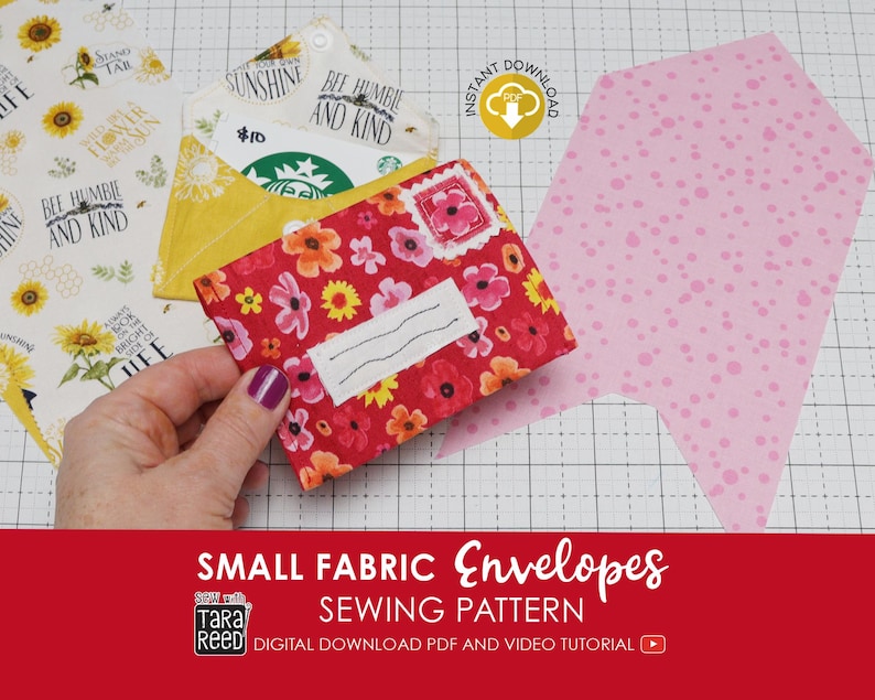 Sewing Pattern Envelope Worksheet.pdf Fabric Envelope Sewing Pattern With SVG Cut File (instant Download PDF ...