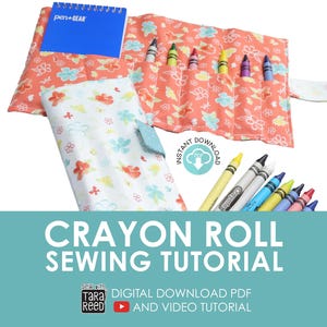 Crayon Holder Sewing Pattern (Digital Download)