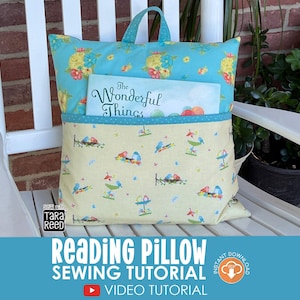 Patrón de costura para cojín de lectura (Descarga digital en PDF)