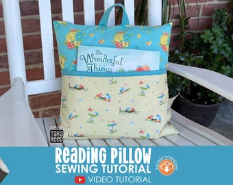 Reading Pillow Sewing Pattern (PDF Digital Download)