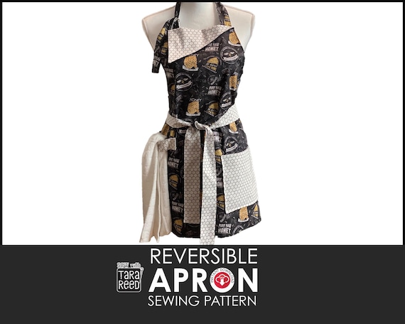 Reversible Apron Pattern - 2 Yard Sewing Pattern (Instant Download)