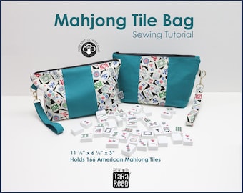 Mahjong Tile Bag Sewing Tutorial (Instant Download)