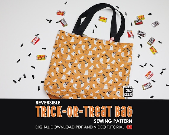 Trick-or-Treat Bag Sewing Pattern (Digital Download)