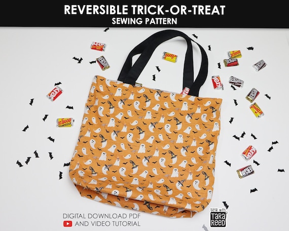 Trick-or-Treat Bag Sewing Pattern (Digital Download)