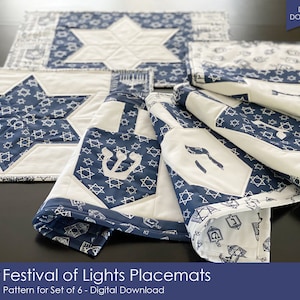 Festival of Lights Placemat Sew Pattern by Tara Reed