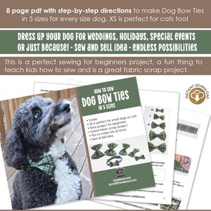 Dog Bow Tie Pattern in 5 Sizes (instant Download) - Etsy