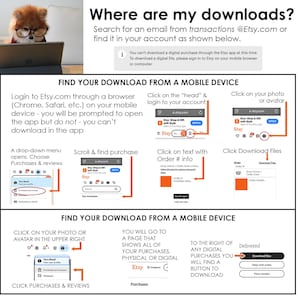 directions to find your digital download if you can't find it