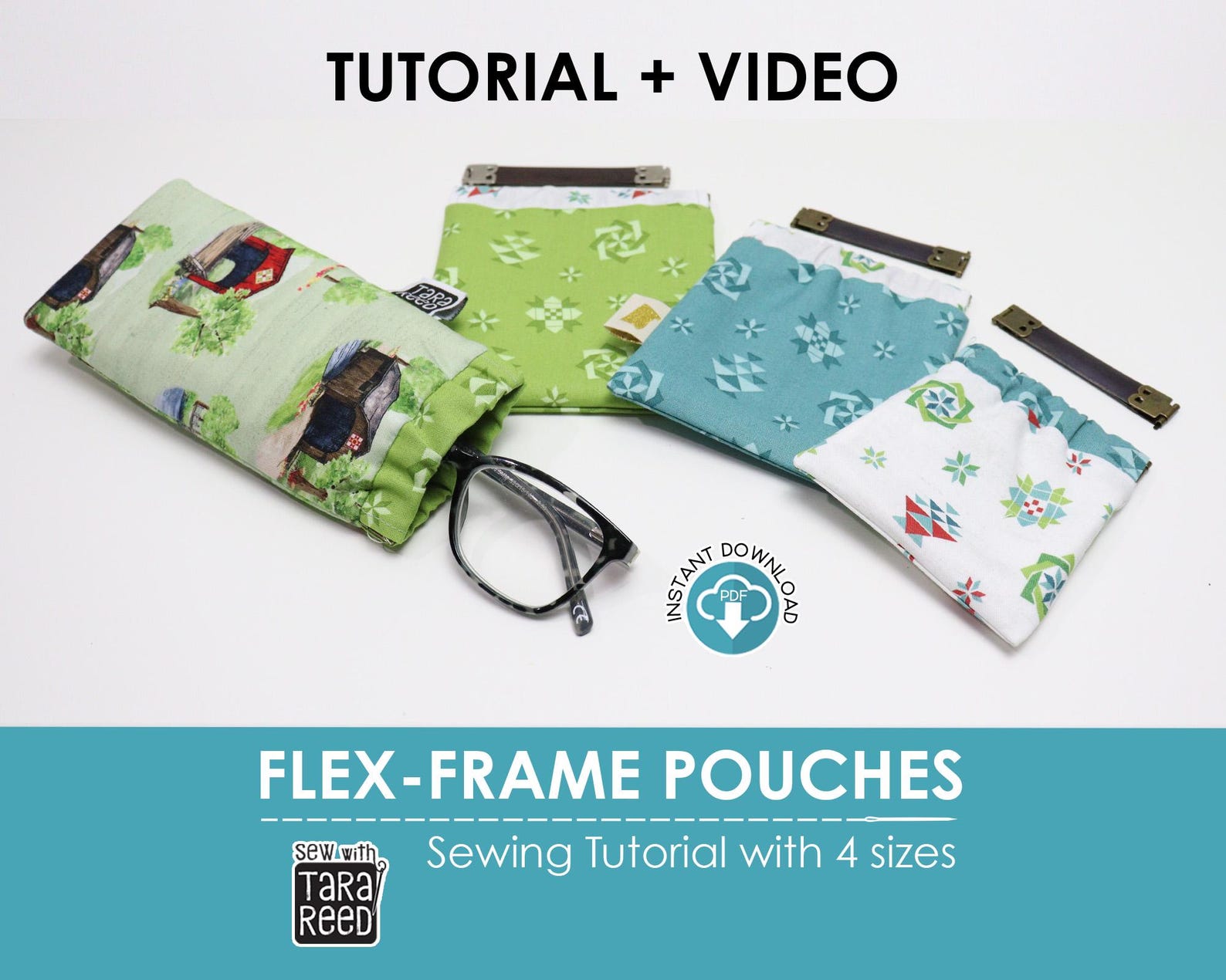 Flex-frame Pouch Sewing Pattern in 4 Sizes (instant Download) - Etsy