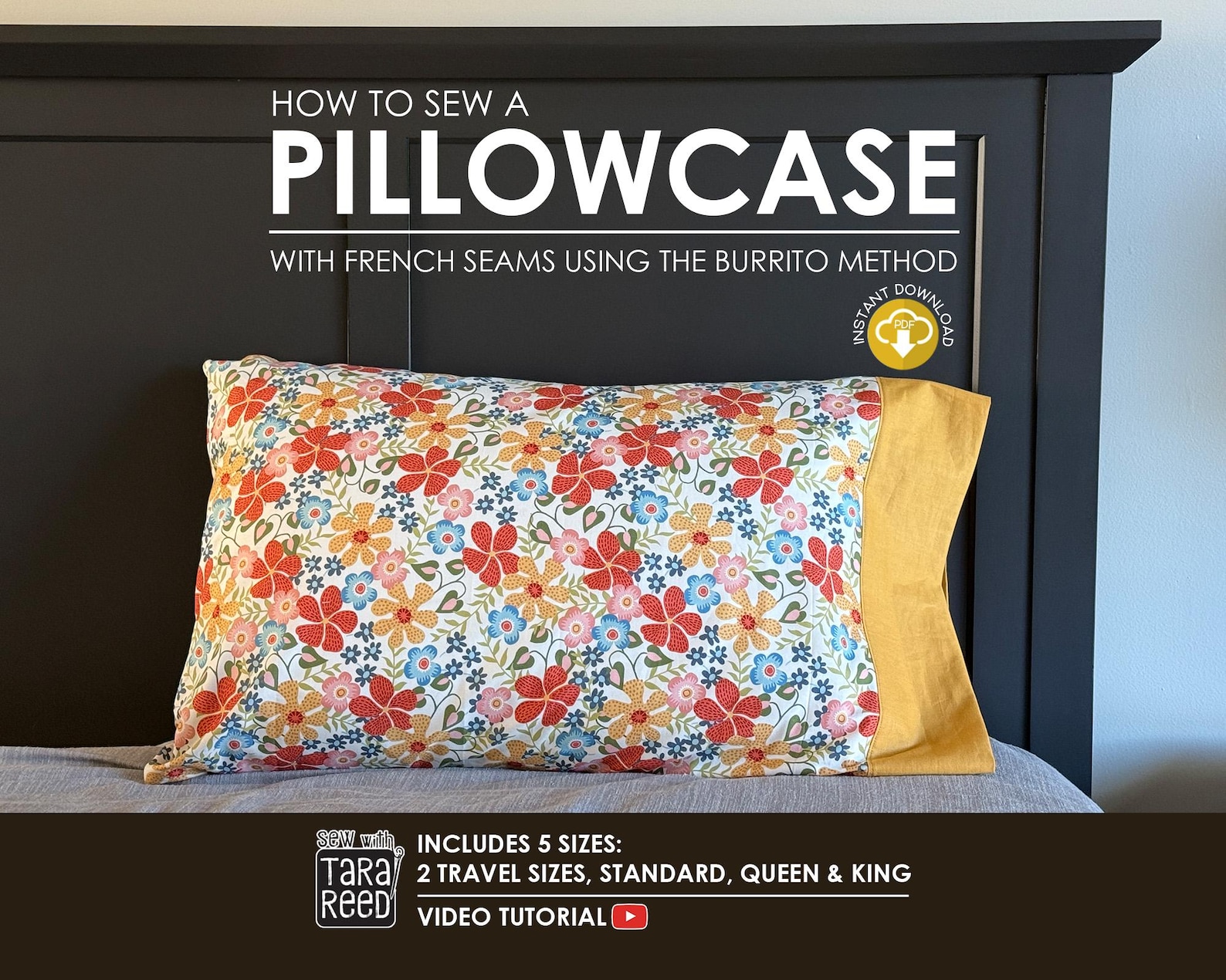 Beginner Pillowcase Pattern in 5 Sizes (digital Download) - Etsy