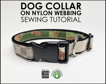 Patrón de costura para collar de perro (descarga instantánea)