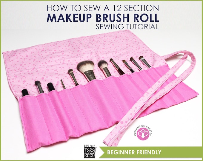 Paintbrush Roll Pattern Brush Roll - DIGITAL PDF PATTERN - Etsy Canada