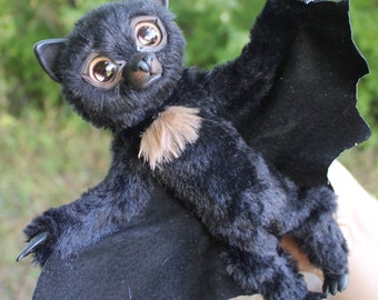 realistic bat plush