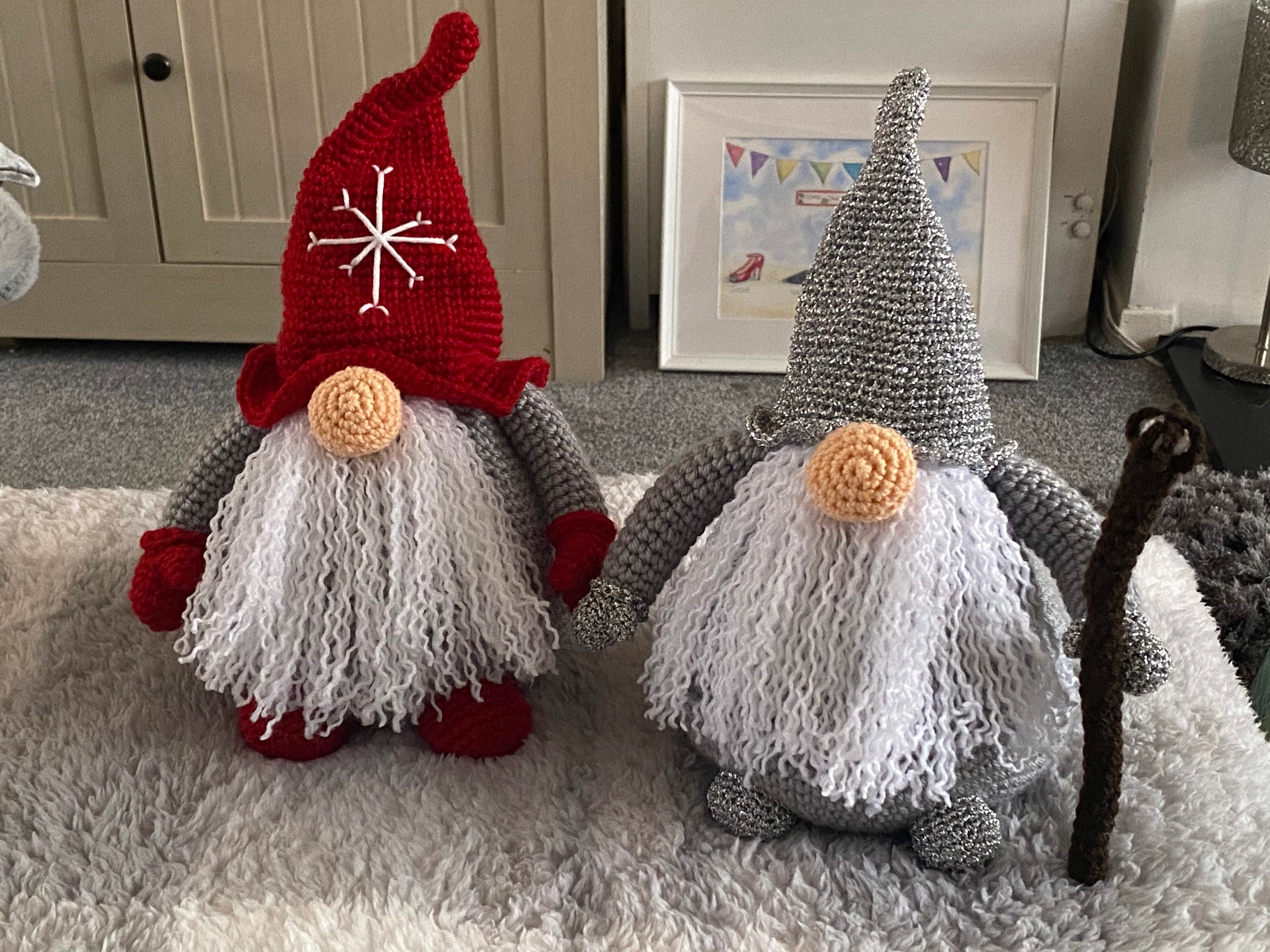 Gonk / Gnome Scandinavian wizard / Gandalf style Pattern only