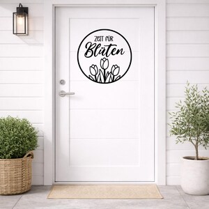 Frühling und Blumen SVG Plotterdatei, 20 Frühlings Sprüche & Blüten Motive, Frühlingsdeko Set für Tür und Fenster imagem 4