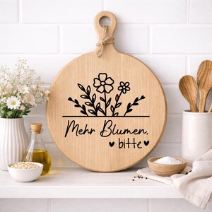 Frühling und Blumen SVG Plotterdatei, 20 Frühlings Sprüche & Blüten Motive, Frühlingsdeko Set für Tür und Fenster imagem 8