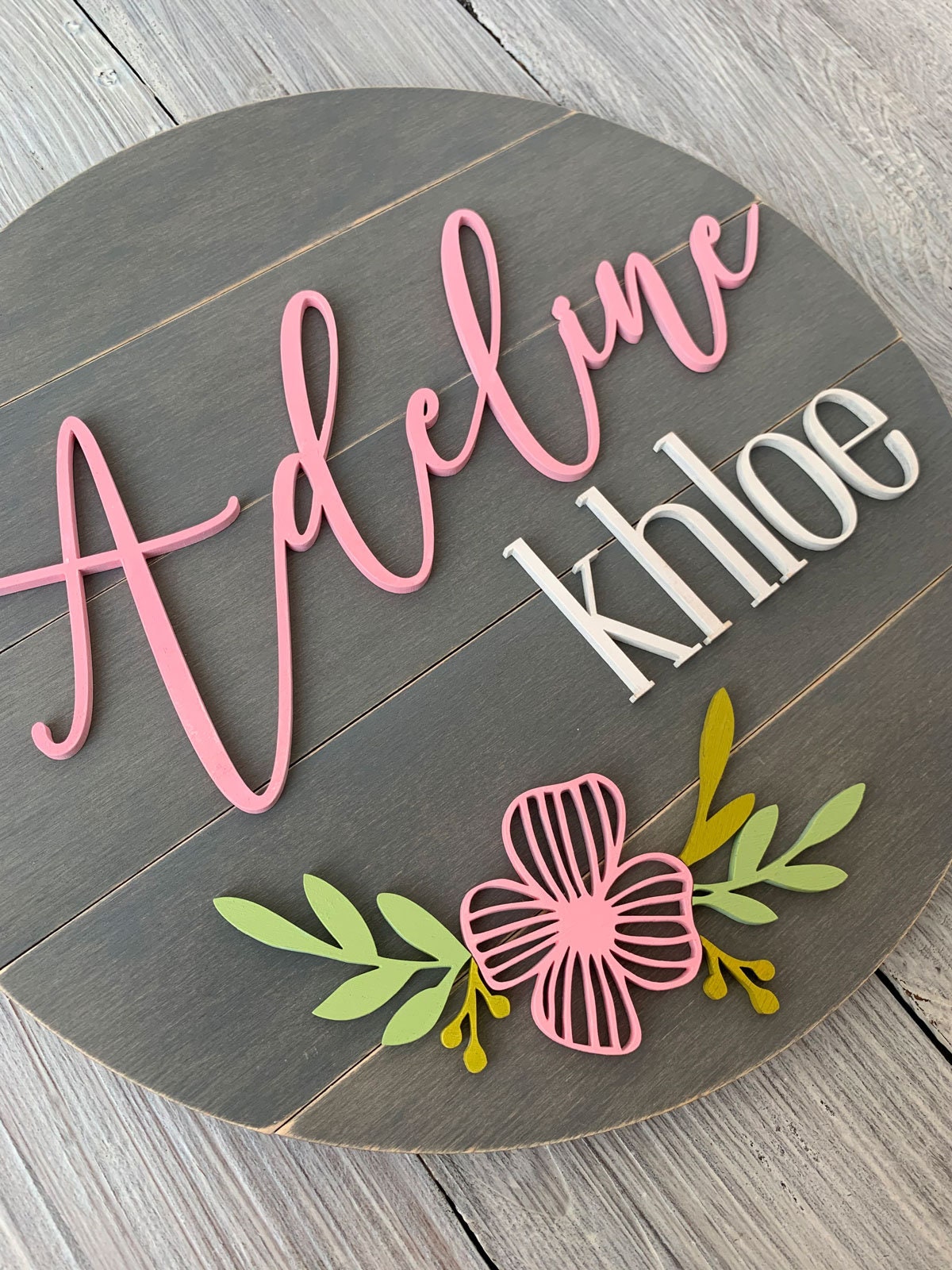 Personalized nursery sign Custom baby name sign Nursery name Etsy