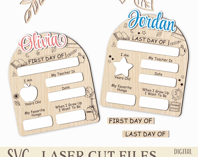 First Day of School Sign SVG, School Board SVG, Back to School Sign ...