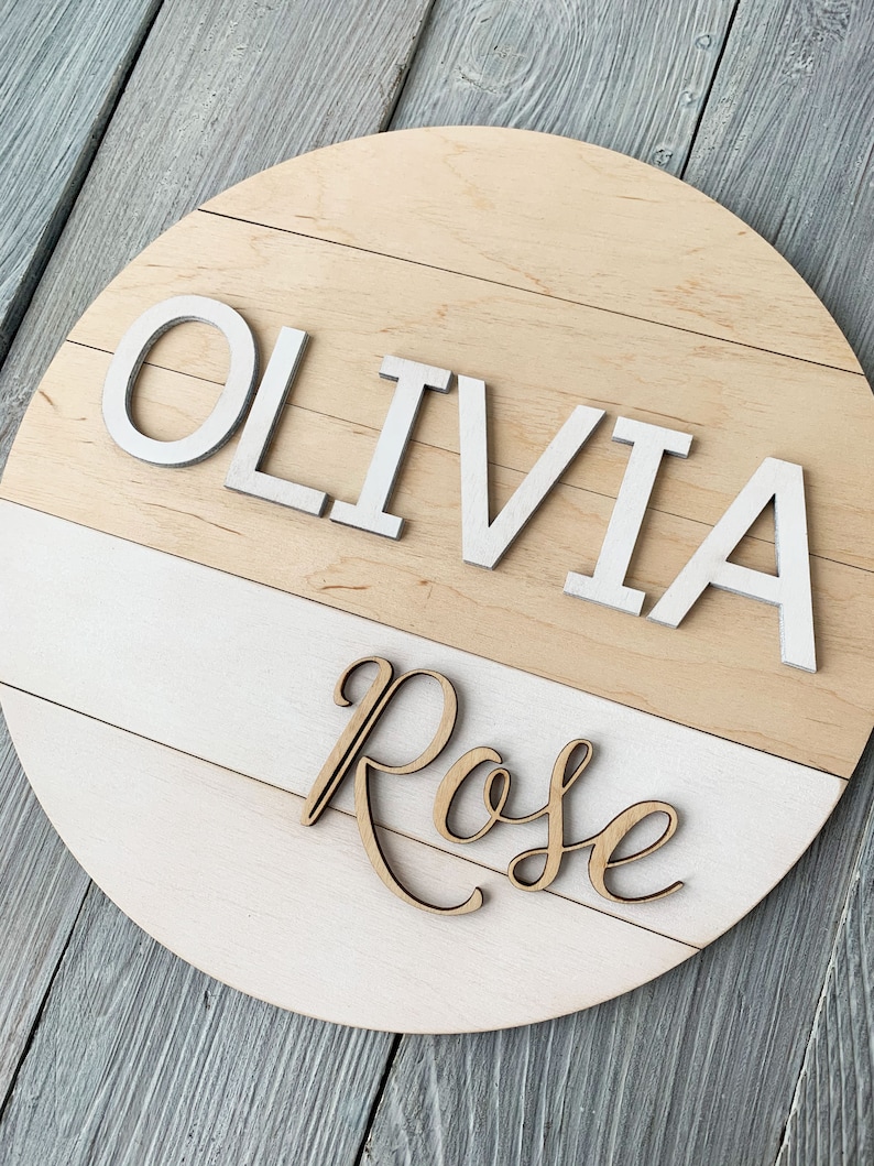 Kindergarten Namensschild Holz Name Plaque Tür Namensschild | Etsy