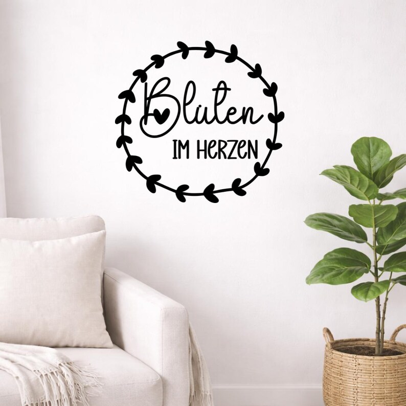 Frühling und Blumen SVG Plotterdatei, 20 Frühlings Sprüche & Blüten Motive, Frühlingsdeko Set für Tür und Fenster imagem 5
