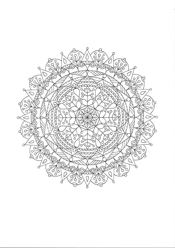Breastfeeding Mandala Colouring Page