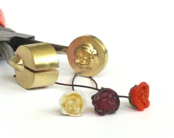 Small Rose Bud Lampwork Mashers - Lampwork Tool